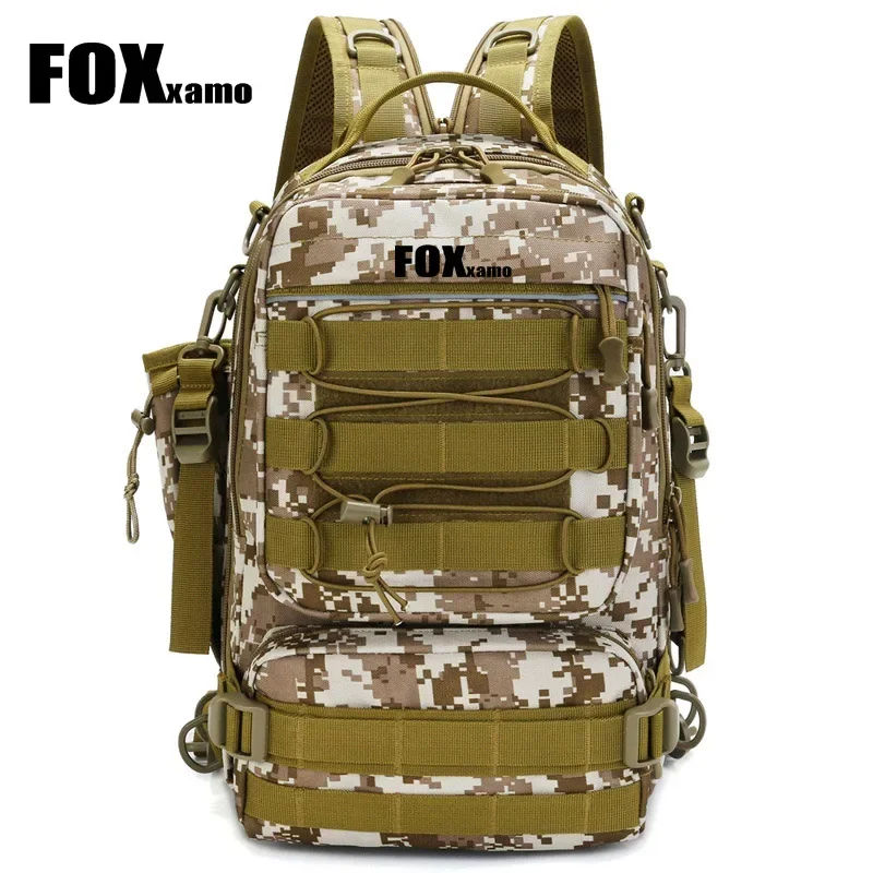 

Военная Тактическая камуфляжная сумка Foxxamo для велоспорта, путешествий, занятий спортом на открытом воздухе, альпинизма, охоты, рюкзак для рыбалки, пешего туризма, армейская сумка 3P