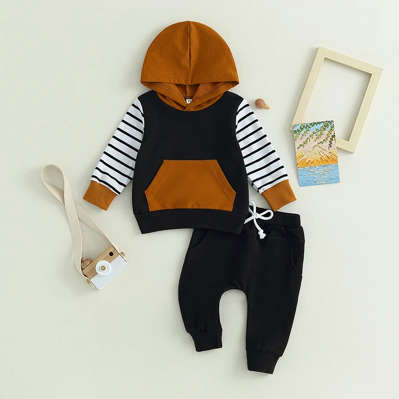 2023-06-22 Lioraitiin 0-3Years Baby Boy 2Pcs Casual Fall Outfits Striped Long Sleeve Contrast Color Hoodie Pants Set
2023-06-22 Lioraitiin 0-3Years Baby Boy 2Pcs Casual Fall Outfits Striped Long Sleeve Contrast Color Hoodie Pants Set