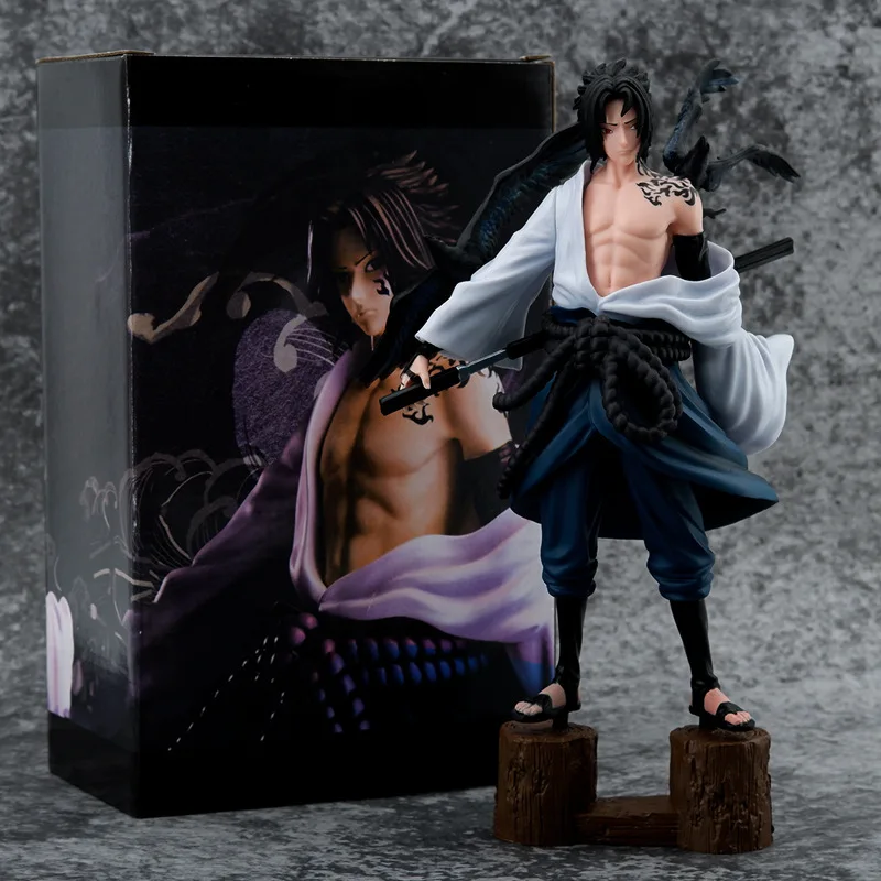 27CM boxed Anime Naruto Shippuuden Uchiha Sasuke PVC Action Figure Toys Collectible Model Doll Gifts
27CM boxed Anime Naruto Shippuuden Uchiha Sasuke PVC Action Figure Toys Collectible Model Doll Gifts