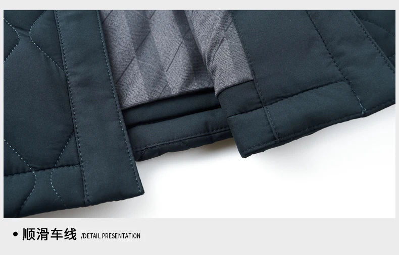 سترة رجالية فاخرة من حرير التوت بياقة عالية، تصميم جديد أنيق لفصلي الخريف والشتاء، معطف عملي غير رسمي مقاوم للرياح سترة رجالية فاخرة من حرير التوت بياقة عالية، تصميم جديد أنيق لفصلي الخريف والشتاء، معطف عملي غير رسمي مقاوم للرياح