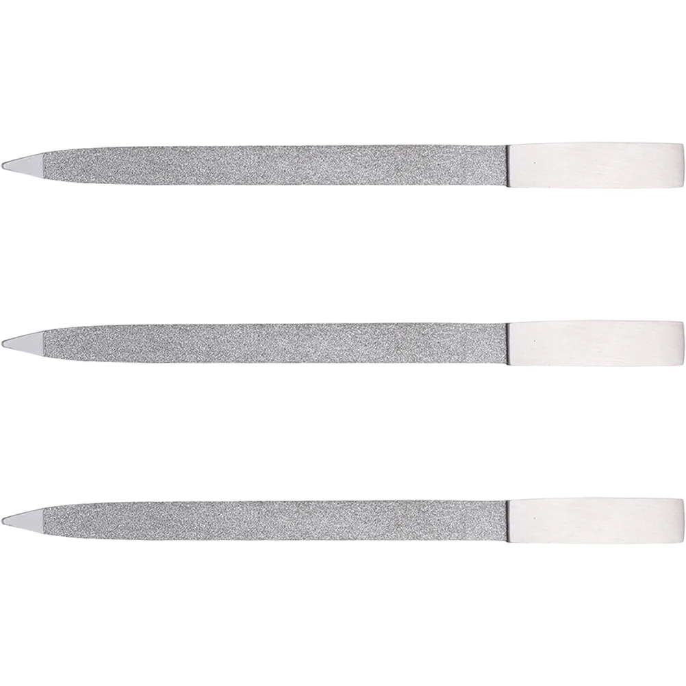 3 Pcs Double Sided Nail File Salon Supplies Metal Files Tools Para Uñas Household Manicure Sturdy Trimming
3 Pcs Double Sided Nail File Salon Supplies Metal Files Tools Para Uñas Household Manicure Sturdy Trimming