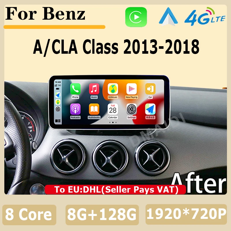 Android13 Multimedia For Mercedes Benz A Class-W176 CLA-C117 GLA-X156 Factory Price Car Video Player GPS Navigation Bluetooth 4G
Android13 Multimedia For Mercedes Benz A Class-W176 CLA-C117 GLA-X156 Factory Price Car Video Player GPS Navigation Bluetooth 4G