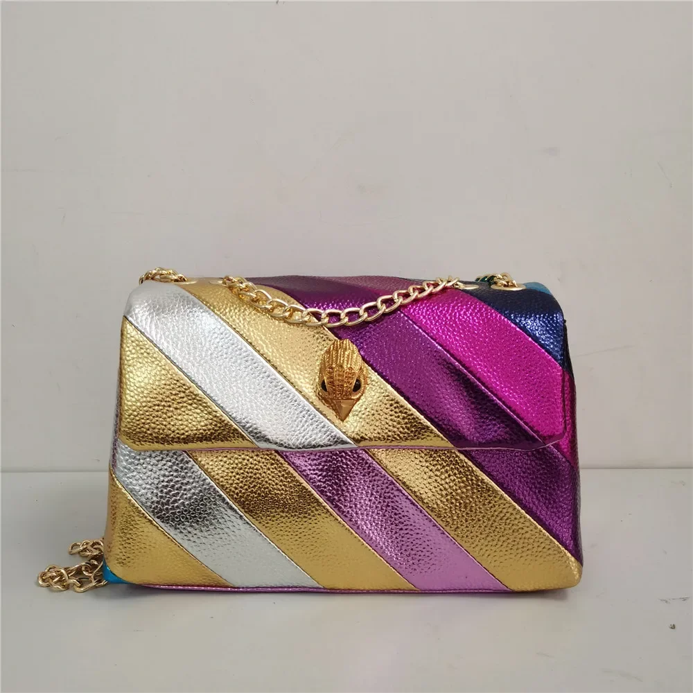 Kurt Geiger Rainbow Women Handbag Jointing Colorful Cross Body Bag Fashion Brand Design Patchwork Shoulder Bag
Kurt Geiger Rainbow Women Handbag Jointing Colorful Cross Body Bag Fashion Brand Design Patchwork Shoulder Bag