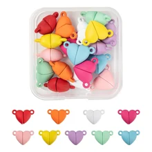 18 Sets/Box Love Heart Shape Alloy Magnetic Clasps for End jewelry Making DIY Connect Decor Accessories Mix Color 10.5x16x7mm
18 Sets/Box Love Heart Shape Alloy Magnetic Clasps for End jewelry Making DIY Connect Decor Accessories Mix Color 10.5x16x7mm