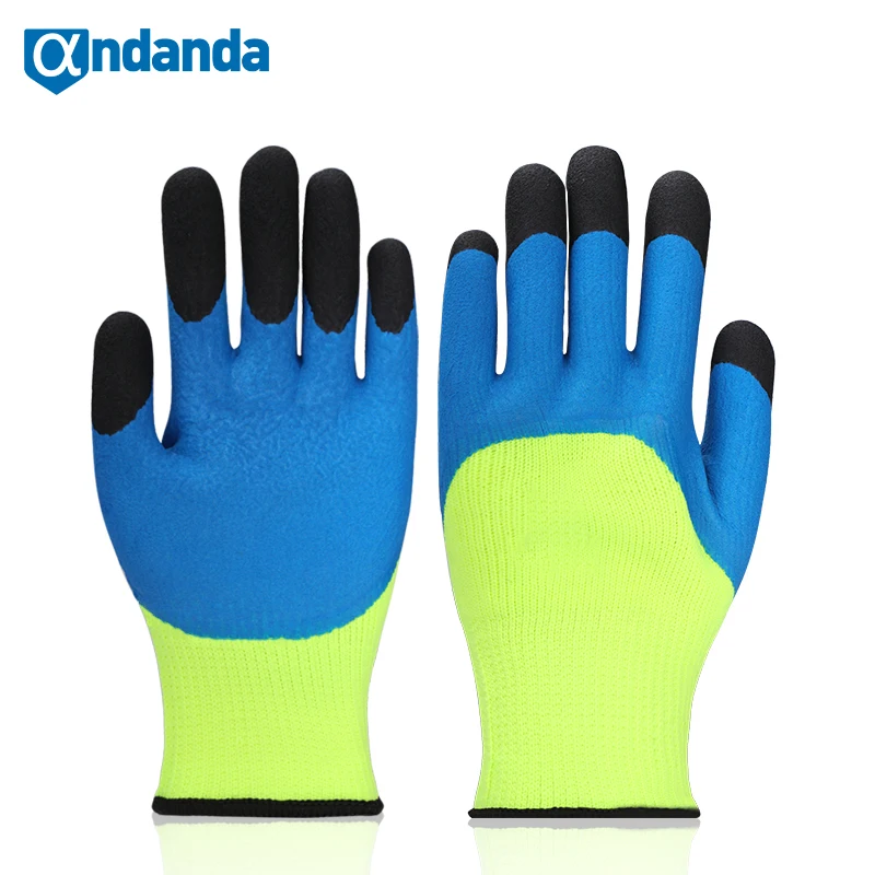 Andanda Work Gloves,Dura & Warm Palm Dipped Latex Gloves Suitable for Work in Cold Temperatures,Warm Winter Gloves
Andanda Work Gloves,Dura & Warm Palm Dipped Latex Gloves Suitable for Work in Cold Temperatures,Warm Winter Gloves