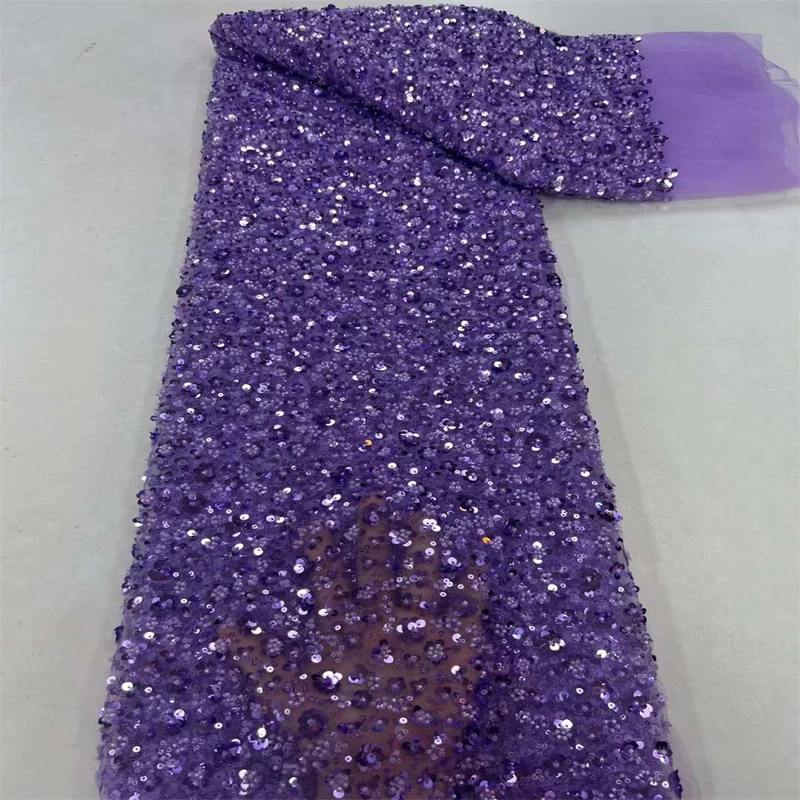Lastest African Beaded Lace Fabric With Sequence Luxury French Tube Embroidered Tulle Fabrics For Nigerian Wedding Dresses
Lastest African Beaded Lace Fabric With Sequence Luxury French Tube Embroidered Tulle Fabrics For Nigerian Wedding Dresses