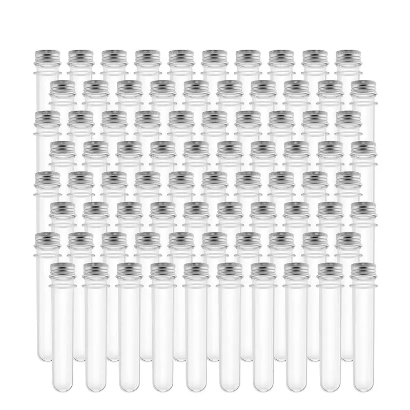 10Pcs 40 ml Clear Plastic Test Tubes Test Tubes Test Tubes with Screw Caps for Sample Science Party Candy Bath Salts
10Pcs 40 ml Clear Plastic Test Tubes Test Tubes Test Tubes with Screw Caps for Sample Science Party Candy Bath Salts