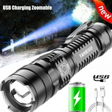 High Power Led Flashlights T9 Tactical Waterproof Torch USB Rechargeable Self DefenseFlashlight Hand Light with Battery Camping
High Power Led Flashlights T9 Tactical Waterproof Torch USB Rechargeable Self DefenseFlashlight Hand Light with Battery Camping