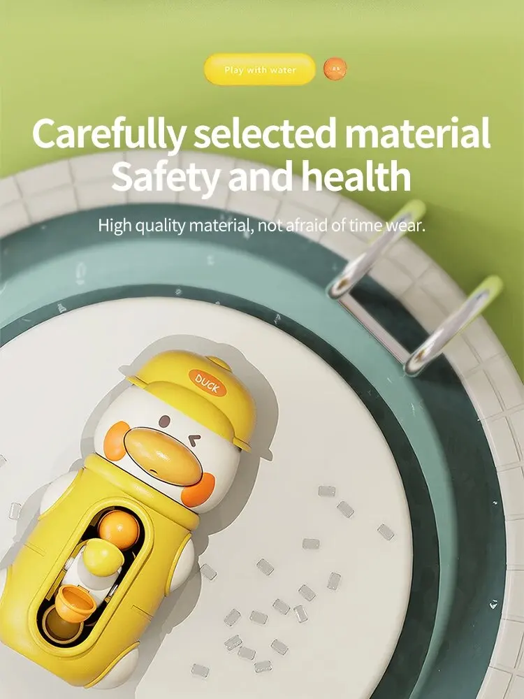 Bath Bathtub Toys for Toddlers 1 2 3 Years Old Duck Rotatable Waterwheel Bathroom Strong Suckers Water Scoop Fun Bath Toys Gifts Bath Bathtub Toys for Toddlers 1 2 3 Years Old Duck Rotatable Waterwheel Bathroom Strong Suckers Water Scoop Fun Bath Toys Gifts