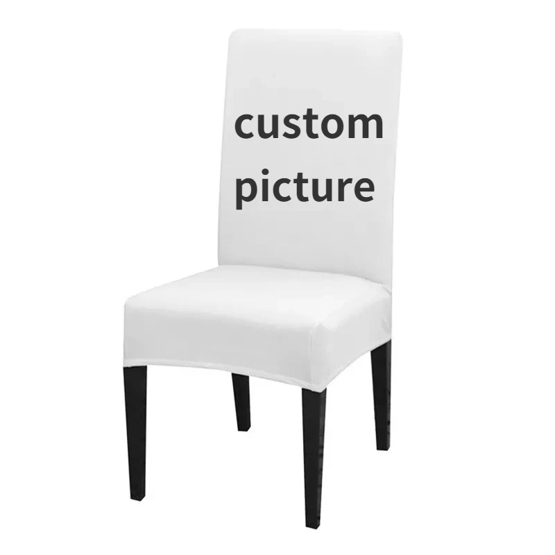 

Чехол на стул под заказ, чехлы на стулья из спандекса, эластичное покрытие на стулья для столовой, для ресторана, свадьбы, банкета