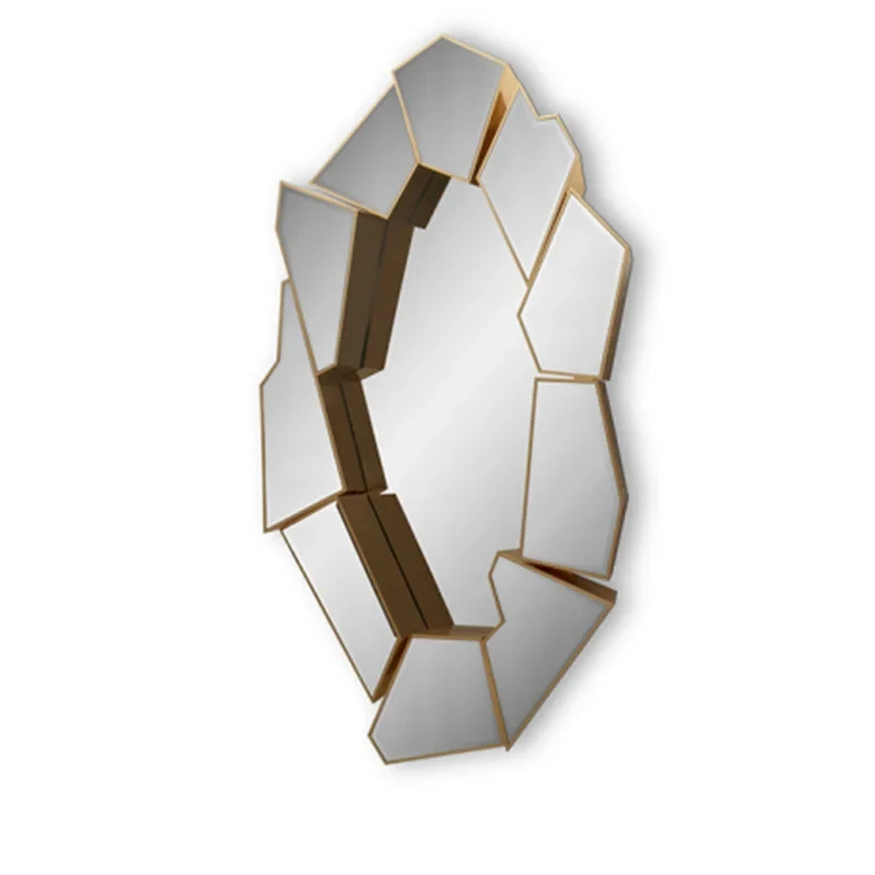Design Irregular Vintage Mirror Wall Nordic Hanging Abstract Large Mirror Hallway Specchio Da Parete Room Decoration YX63V1
Design Irregular Vintage Mirror Wall Nordic Hanging Abstract Large Mirror Hallway Specchio Da Parete Room Decoration YX63V1