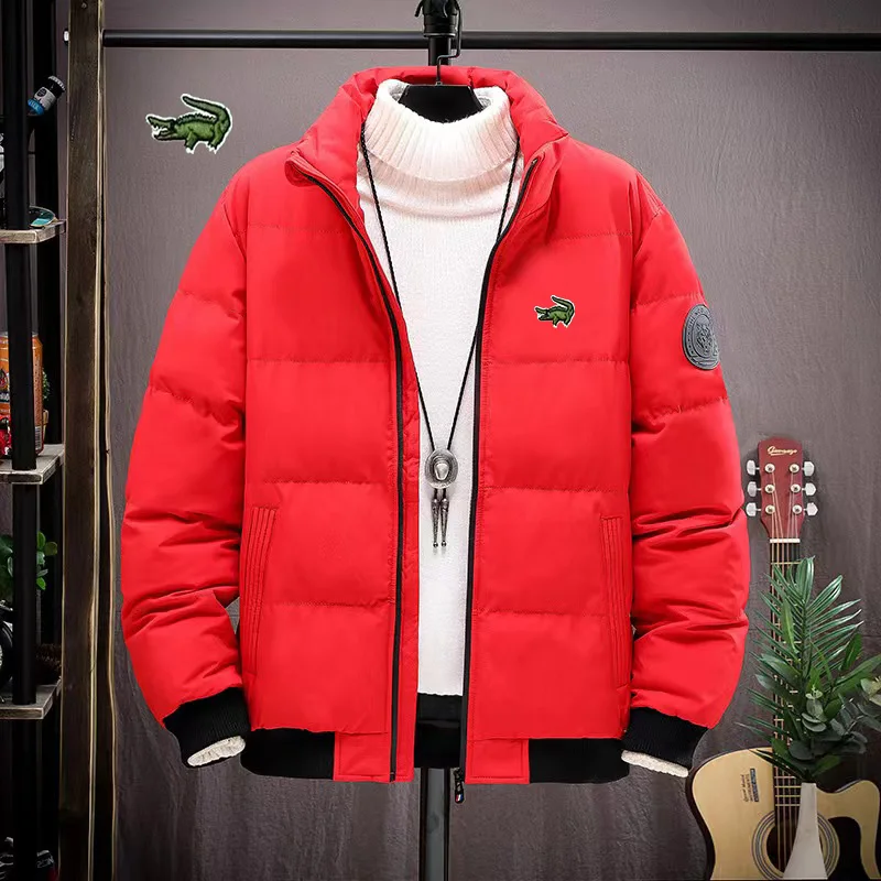 Embroidery Padded jacket men's trend winter loose fashion solid color casual thickening jacket stand collar cold protection
Embroidery Padded jacket men's trend winter loose fashion solid color casual thickening jacket stand collar cold protection