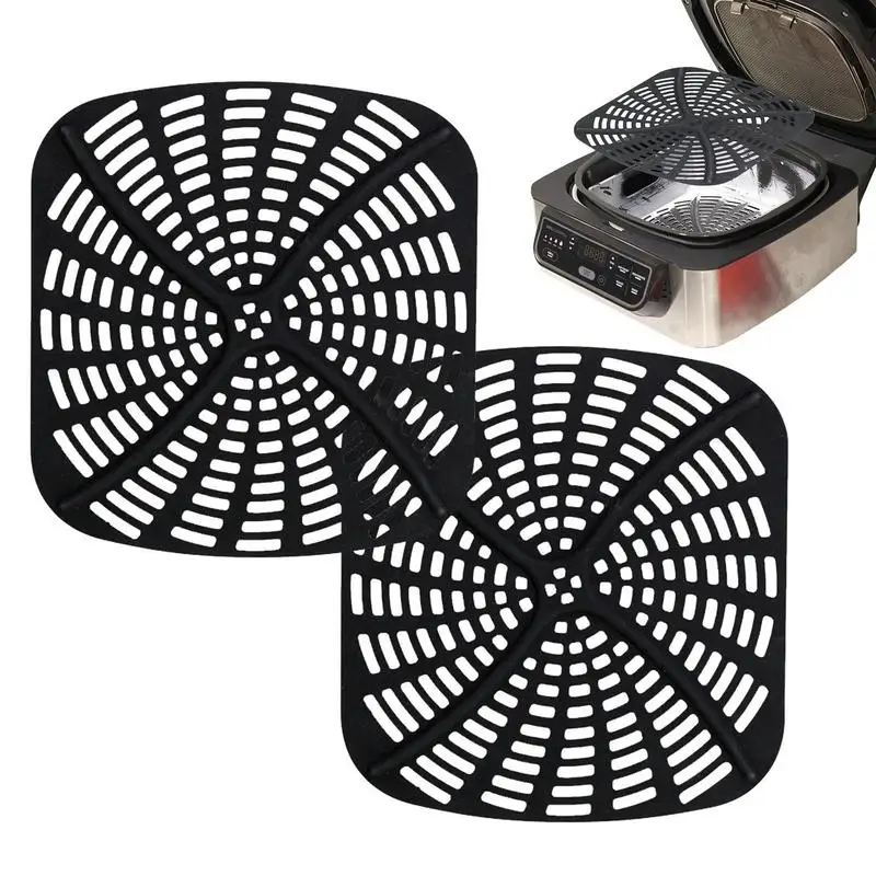 Air Fryer Silicone Liners Perforated Square Non-Stick Silicone Air Fryer Basket Mats For Ninja Ag301 2pcs
Air Fryer Silicone Liners Perforated Square Non-Stick Silicone Air Fryer Basket Mats For Ninja Ag301 2pcs