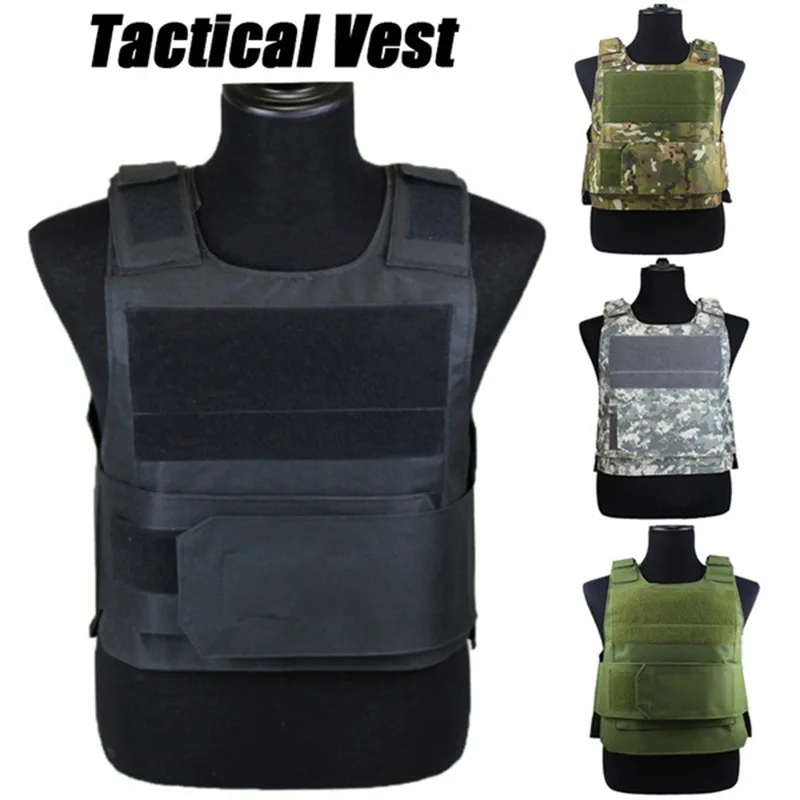 

High Quality Tactical Army Vest Down Body Armor Plate Tactical Airsoft Carrier Vest CP Camo Hunting Police Combat Cs Clothes
