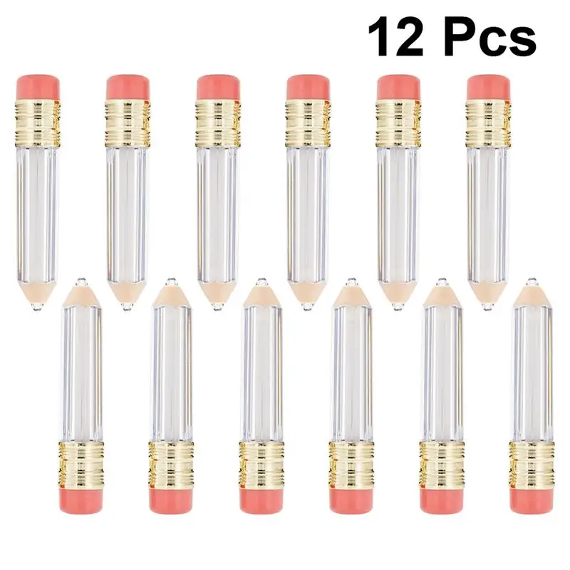 12pcs Pencil Shaped Empty Lip Gloss Tubes Containers Gloss Tubes Containers Clear Mini Refillable Lip Oil Bottles
12pcs Pencil Shaped Empty Lip Gloss Tubes Containers Gloss Tubes Containers Clear Mini Refillable Lip Oil Bottles