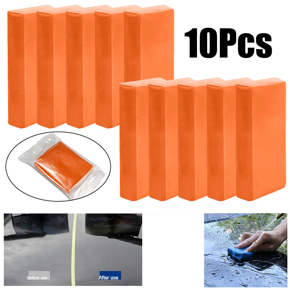 3/6/10 Pcs Car Washing Mud Car Clay Cleaning Bar Cleaning Sponge Car Detailing Waxing Polish Treatment Fine Grade Orange
3/6/10 Pcs Car Washing Mud Car Clay Cleaning Bar Cleaning Sponge Car Detailing Waxing Polish Treatment Fine Grade Orange