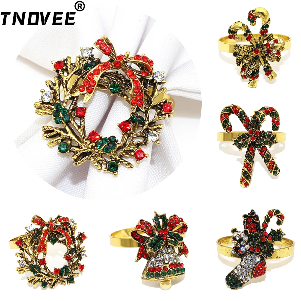 6Pcs Vintage Christmas Napkin Rings Holder for Dinning Table Setting Wedding Christmas Thanksgiving Home Kitchen Decor ERC17
6Pcs Vintage Christmas Napkin Rings Holder for Dinning Table Setting Wedding Christmas Thanksgiving Home Kitchen Decor ERC17
