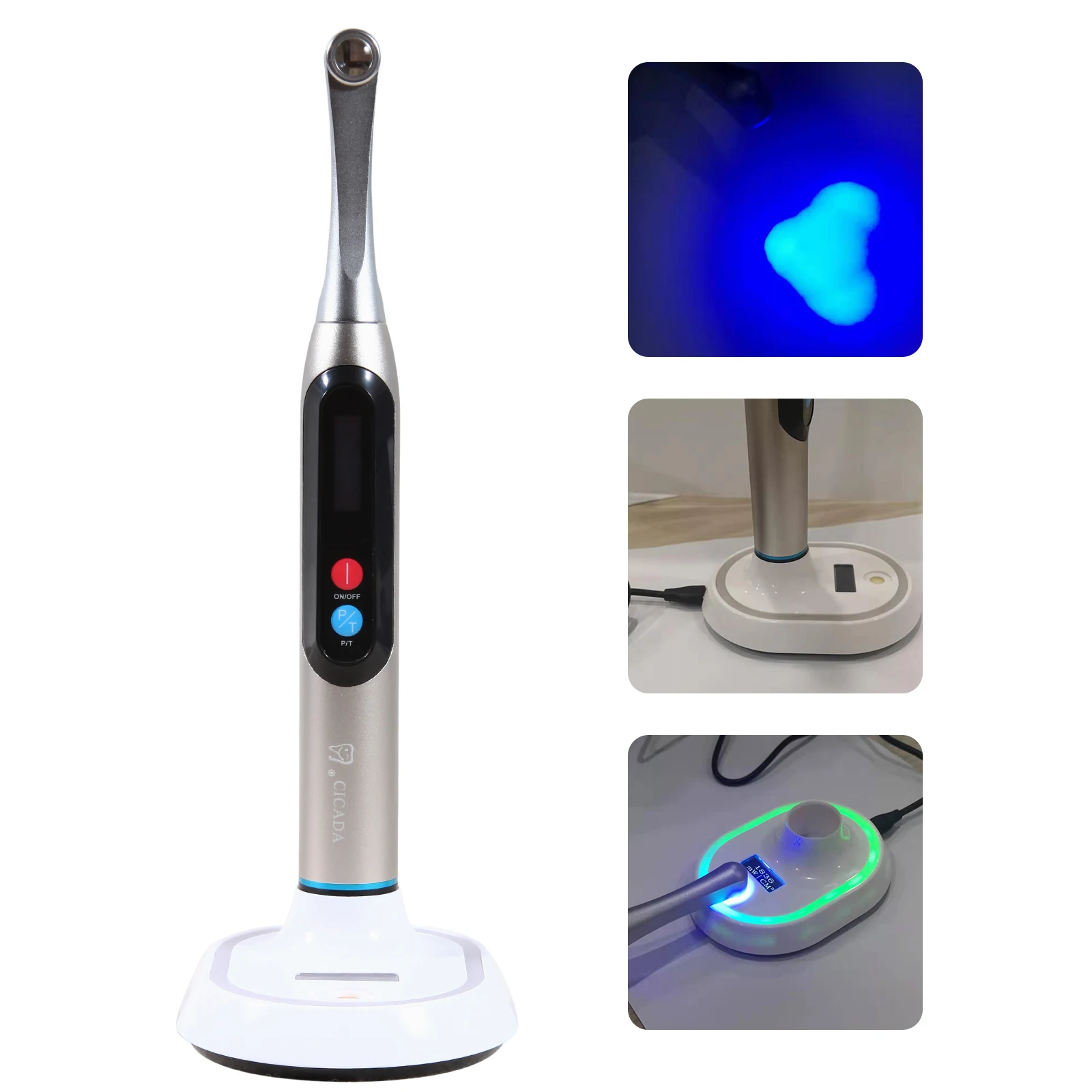 Dental Wireless LED Curing Light Lamp 1 Sec Deep Cure Wide Specturm 2200mW/cm 10w Display Screen Dentist Tool Teeth
Dental Wireless LED Curing Light Lamp 1 Sec Deep Cure Wide Specturm 2200mW/cm 10w Display Screen Dentist Tool Teeth
