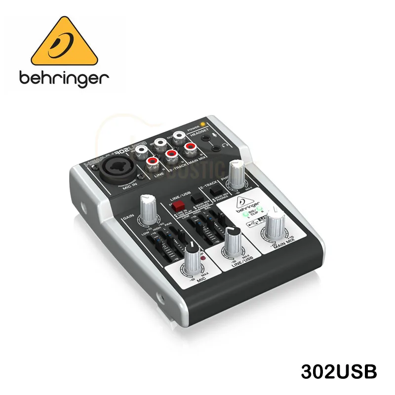 Behringer Xenyx 302USB высококачественный 5-входной Миксер с XENYX предусилитель микрофона и USB/аудио интерфейс музыкальные аксессуары
Behringer Xenyx 302USB высококачественный 5-входной Миксер с XENYX предусилитель микрофона и USB/аудио интерфейс музыкальные аксессуары