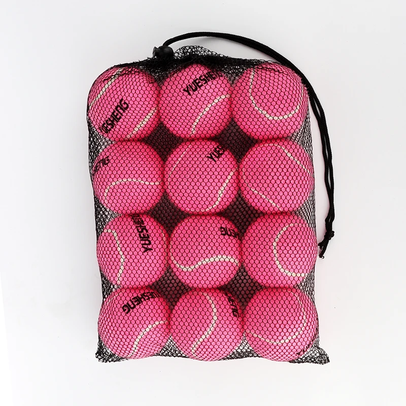 Pink Tennis Balls Presureless Training Sports Bouncy Balls Advanced Beginner with Mesh Bag for Dogs Tennis Ball Practice
Pink Tennis Balls Presureless Training Sports Bouncy Balls Advanced Beginner with Mesh Bag for Dogs Tennis Ball Practice