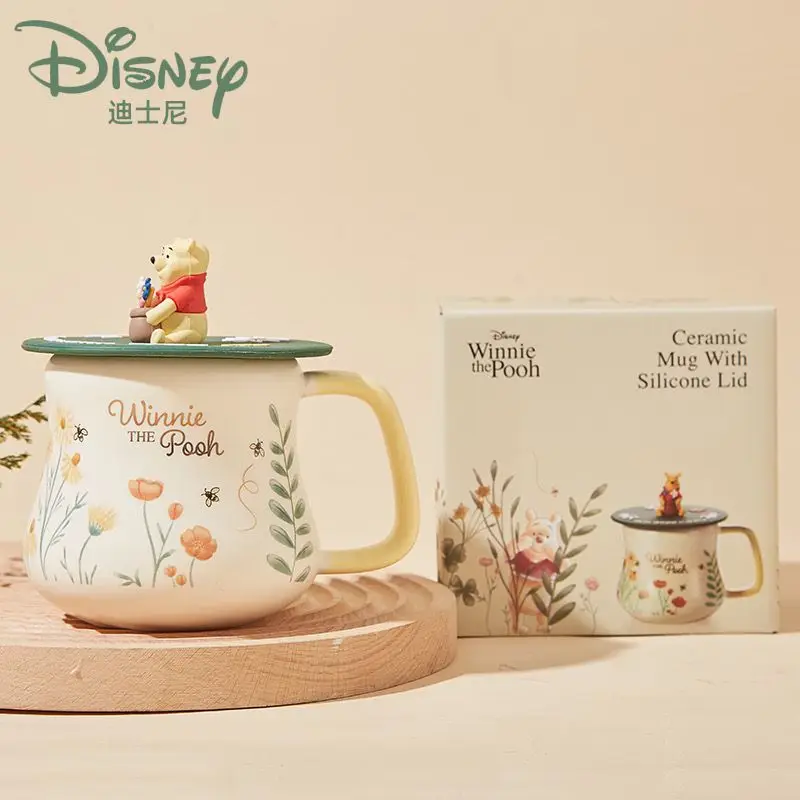 Kawaii Disney Winnie Ceramics Cup Water Mug with Silicone Cover INS Girl Heart High Value Anti-fall Exquisite Tea Set Home Gifts
Kawaii Disney Winnie Ceramics Cup Water Mug with Silicone Cover INS Girl Heart High Value Anti-fall Exquisite Tea Set Home Gifts