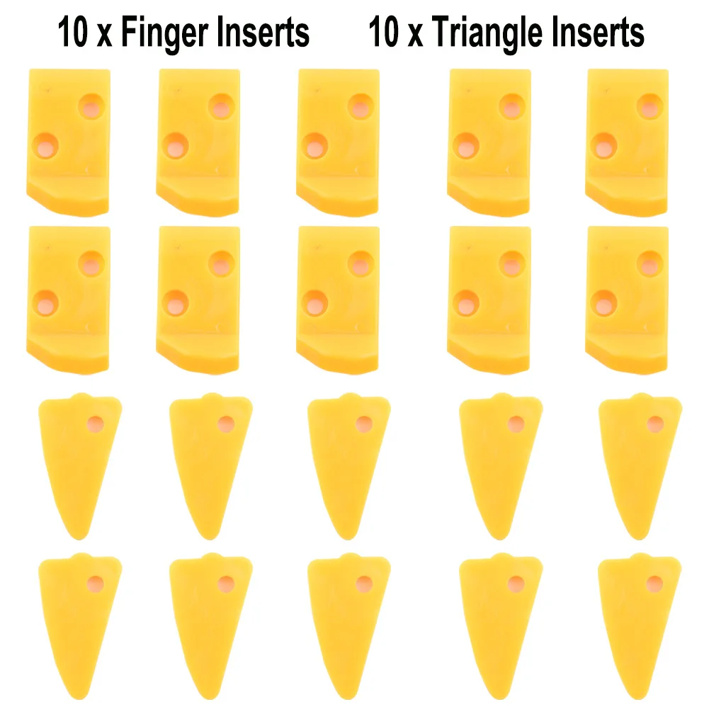 Anti-scratch Triangle Inserts Nylon Finger Inserts 20pcs Plastic Kit Accessories Pack Leverless Protector Hunter
Anti-scratch Triangle Inserts Nylon Finger Inserts 20pcs Plastic Kit Accessories Pack Leverless Protector Hunter