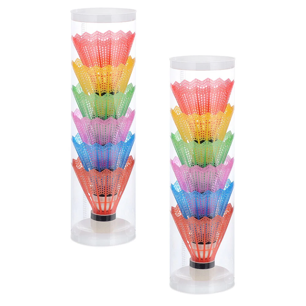 12 Pcs Plastic Badminton Ball Shuttle Shuttles Indoor Shuttlecock Shuttlecocks Sports Birdies Beginner Colorful Practice
12 Pcs Plastic Badminton Ball Shuttle Shuttles Indoor Shuttlecock Shuttlecocks Sports Birdies Beginner Colorful Practice