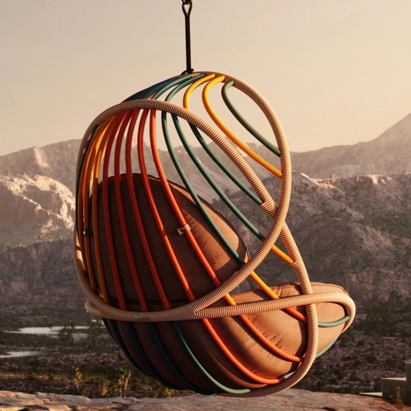 Outdoor hanging chair, hanging basket, rattan chair, swing, household indoor balcony chair, cradle
Outdoor hanging chair, hanging basket, rattan chair, swing, household indoor balcony chair, cradle