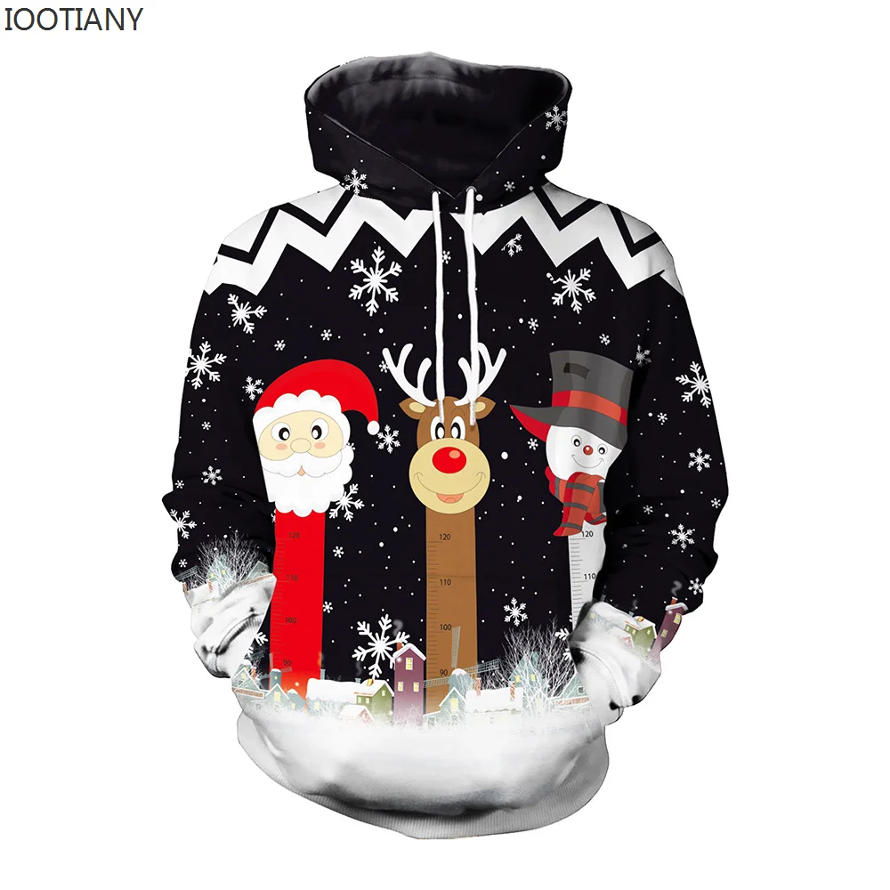IOOTIANY Unisex Hooded Jacket Oversized Santa Christmas Couple Sweatshirt Ugly Funny Party Holiday Christmas Jumper Top
IOOTIANY Unisex Hooded Jacket Oversized Santa Christmas Couple Sweatshirt Ugly Funny Party Holiday Christmas Jumper Top