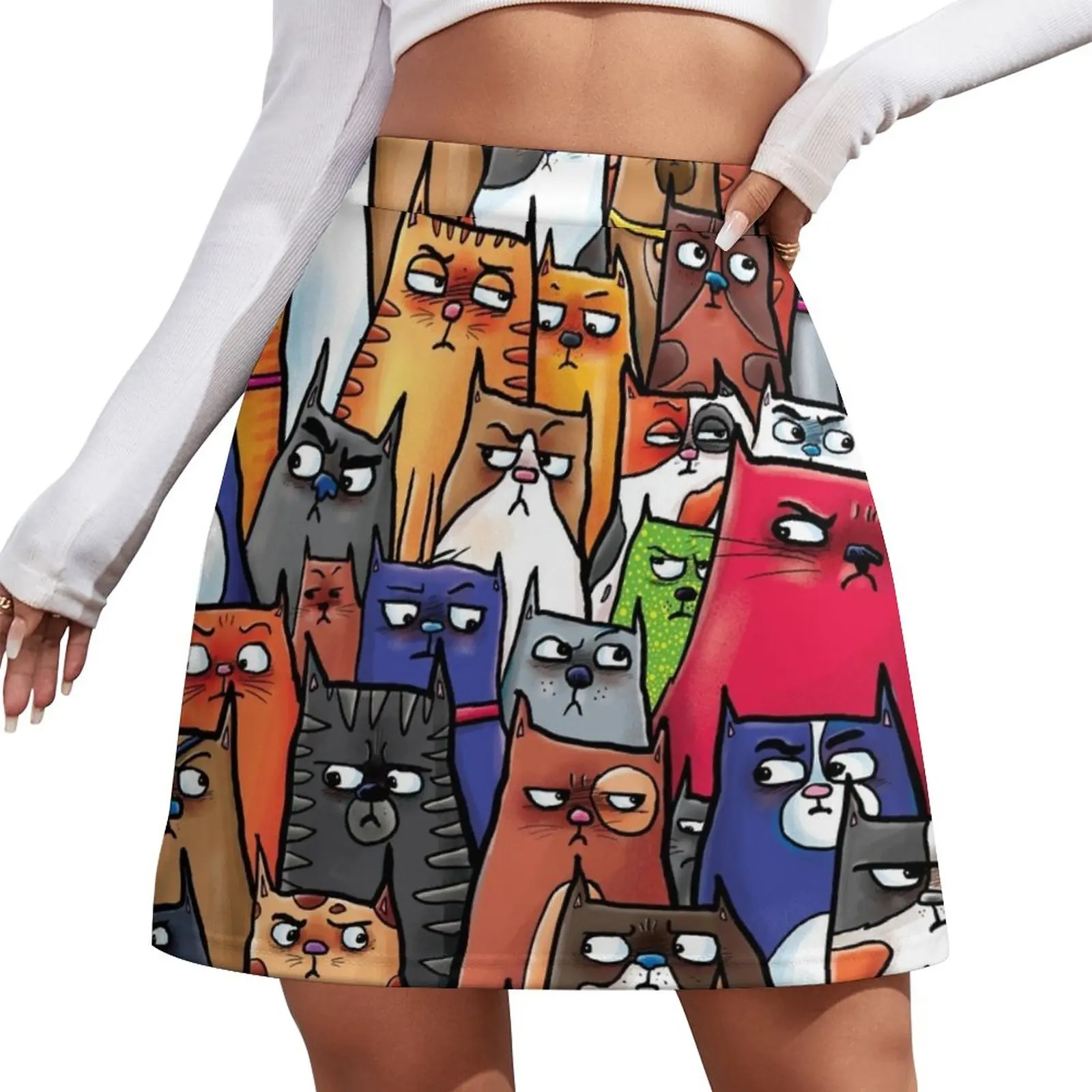 Suspicious Kitties Mini Skirt womens clothing Skirt for girls summer outfits for women 2024 Korean skirts
Suspicious Kitties Mini Skirt womens clothing Skirt for girls summer outfits for women 2024 Korean skirts
