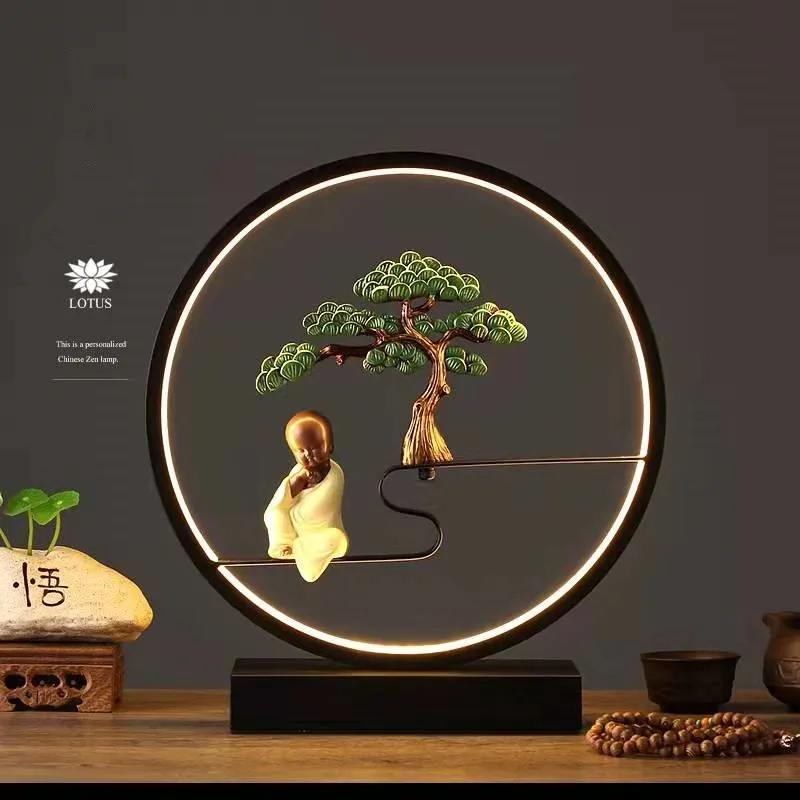 Zen Retro Table Lamp Bedroom Bedside Lamp Desk Study Dormitory Eye Protection Night Light Living Room Decorative Desk Lamp
Zen Retro Table Lamp Bedroom Bedside Lamp Desk Study Dormitory Eye Protection Night Light Living Room Decorative Desk Lamp