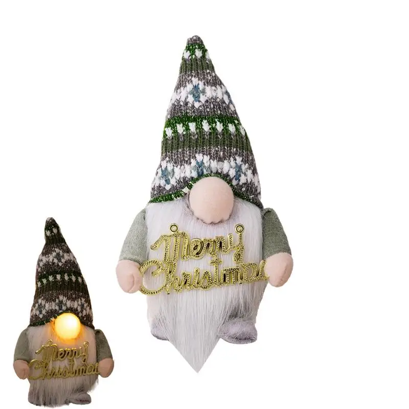 Christmas Gnomes Lights Faceless Luminous Plush Doll Rudolph Ornaments for Christmas Tree Pendants Thanksgiving home Decoration
Christmas Gnomes Lights Faceless Luminous Plush Doll Rudolph Ornaments for Christmas Tree Pendants Thanksgiving home Decoration