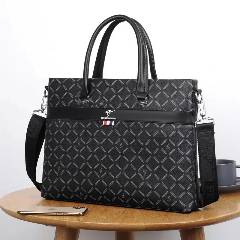 Business Men's Briefcase With Zipper Luxury PU Leather Handbag Large Capacity Shoulder Messenger Bag Fashion Laptop
Business Men's Briefcase With Zipper Luxury PU Leather Handbag Large Capacity Shoulder Messenger Bag Fashion Laptop