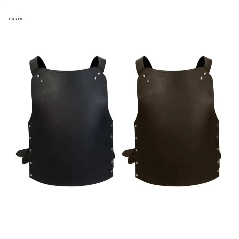 X7YA Men Medieval Leather Studded Medieval Chest Shield Vests Halloween Cosplay Costumes Medieval Knight Chest
X7YA Men Medieval Leather Studded Medieval Chest Shield Vests Halloween Cosplay Costumes Medieval Knight Chest