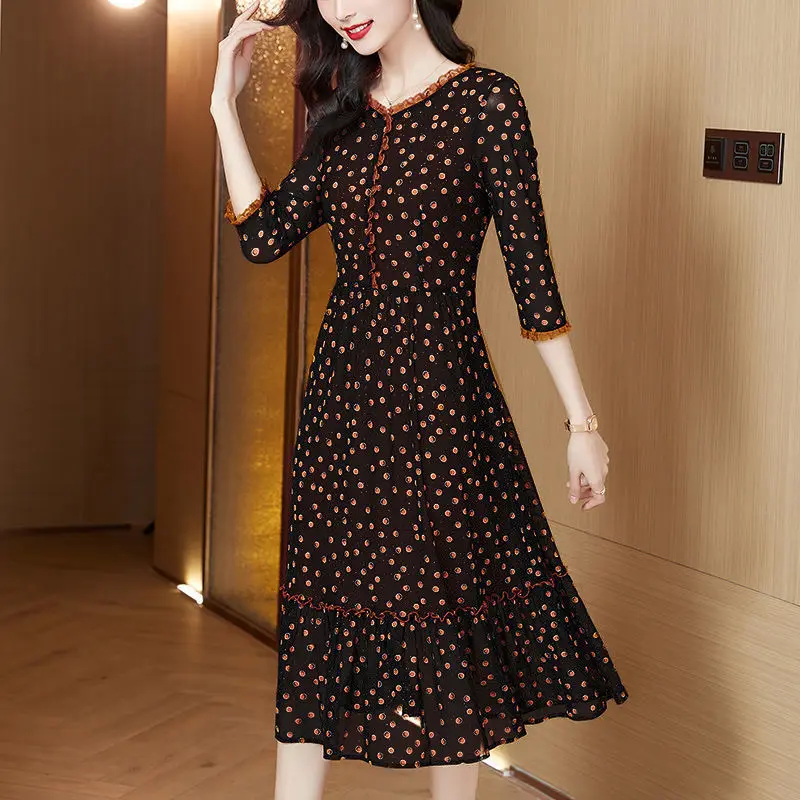 Women Summer Long Sleeve Pleated Long Dress Elegant Chiffon Floral Tunic Dresses Casual Folds Vestidos Fashion Patchwork V265
Women Summer Long Sleeve Pleated Long Dress Elegant Chiffon Floral Tunic Dresses Casual Folds Vestidos Fashion Patchwork V265