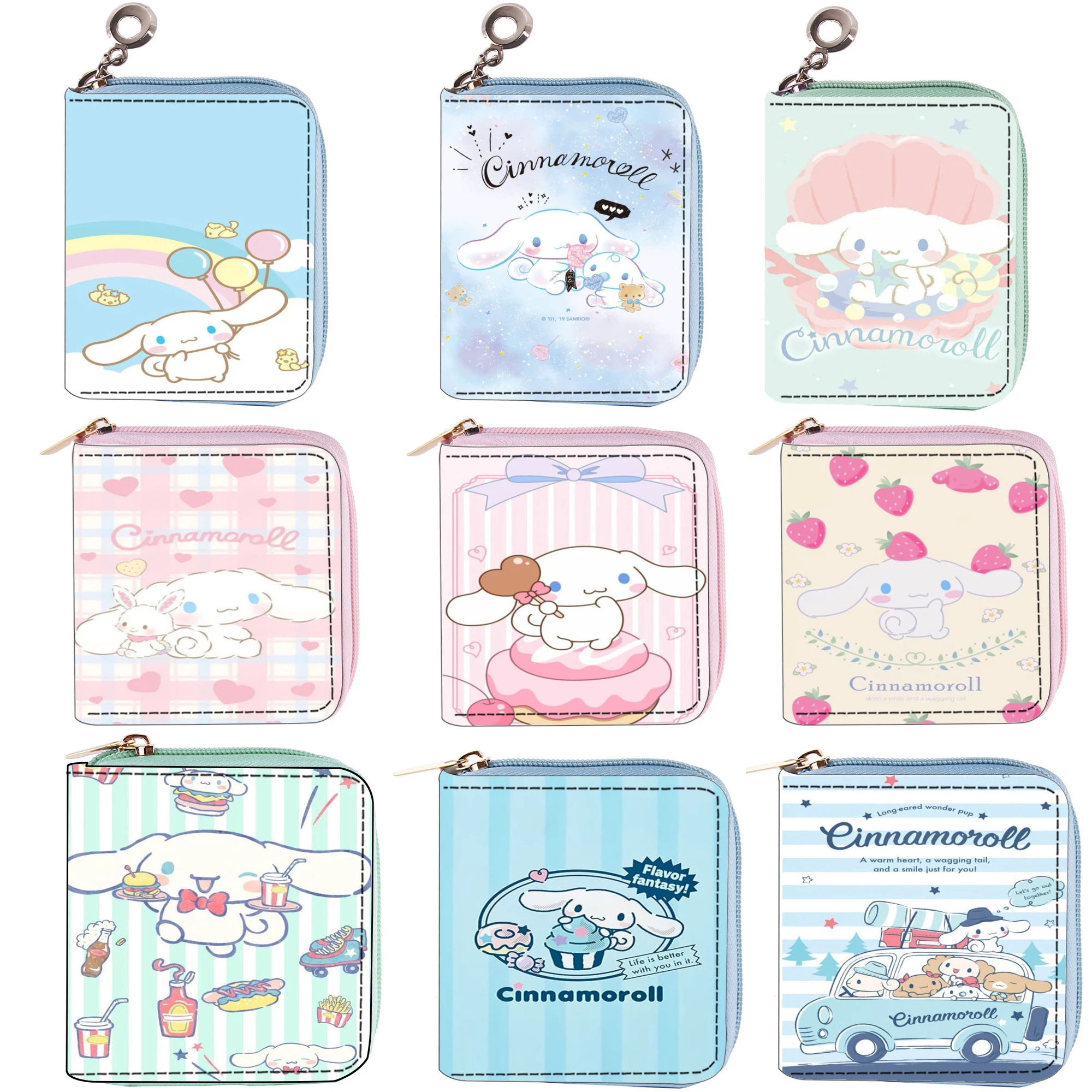 Sanrios Cinnamoroll kawaii мультфильм женский кошелек короткий кошелек аниме JK Lolita держатели для карт клатч на молнии кошельки для девушек Подарок
Sanrios Cinnamoroll kawaii мультфильм женский кошелек короткий кошелек аниме JK Lolita держатели для карт клатч на молнии кошельки для девушек Подарок