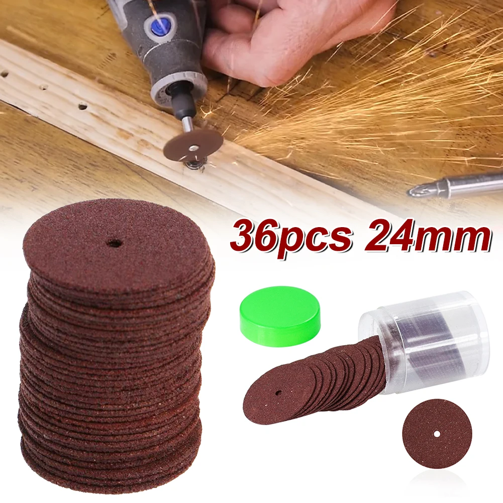 36pc 24mm Dremel Accessorie Abrasive Disc Cutting Discs Reinforced Cut Off Grinding Wheels Rotary Blade Disc Cuttter Tools
36pc 24mm Dremel Accessorie Abrasive Disc Cutting Discs Reinforced Cut Off Grinding Wheels Rotary Blade Disc Cuttter Tools
