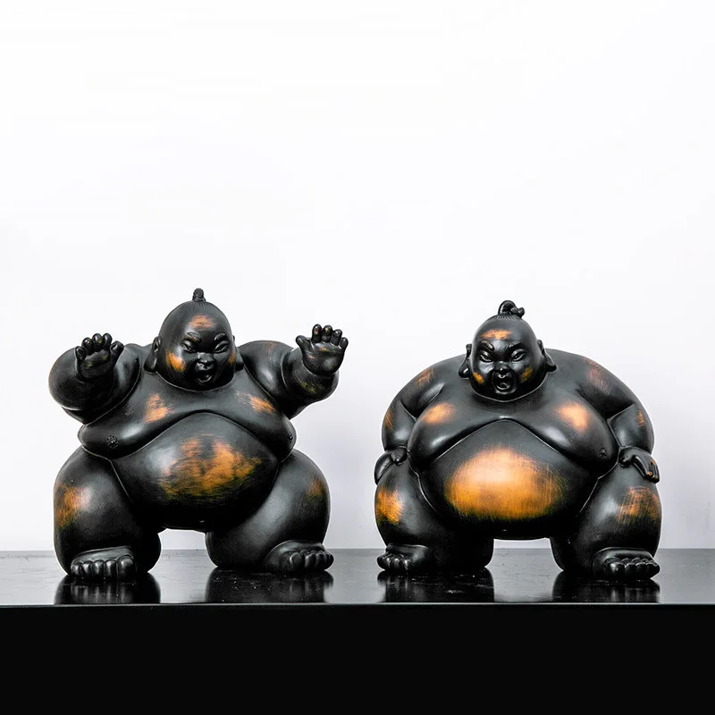 Exquisite Home Decor Craft Modern Design Sumo Statue Living Room Table Ornament Cabinet Decor Resin Figurine of Sumo Wrestler
Exquisite Home Decor Craft Modern Design Sumo Statue Living Room Table Ornament Cabinet Decor Resin Figurine of Sumo Wrestler