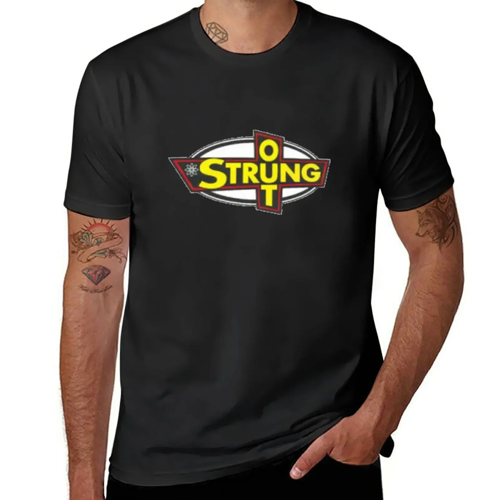 

Strung Out T-Shirt new edition boys animal print aesthetic clothes sublime tshirts for men