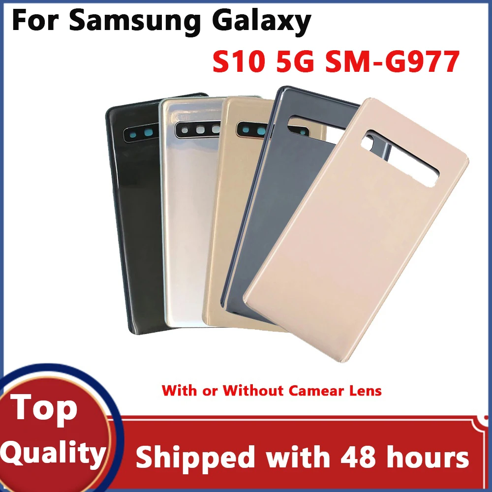 Новая задняя крышка аккумулятора для Samsung Galaxy S10 5G, задняя крышка, 3D стеклянная панель, задняя крышка корпуса, клейкий объектив камеры
Новая задняя крышка аккумулятора для Samsung Galaxy S10 5G, задняя крышка, 3D стеклянная панель, задняя крышка корпуса, клейкий объектив камеры