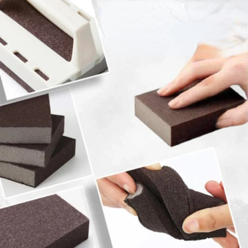 Волшебная эмерия, чистящая щетка, кухонная губка, чистящая щетка, дизайн ржавый нож, кастрюля для мытья посуды, прочный ластик с ручкой, гадж...