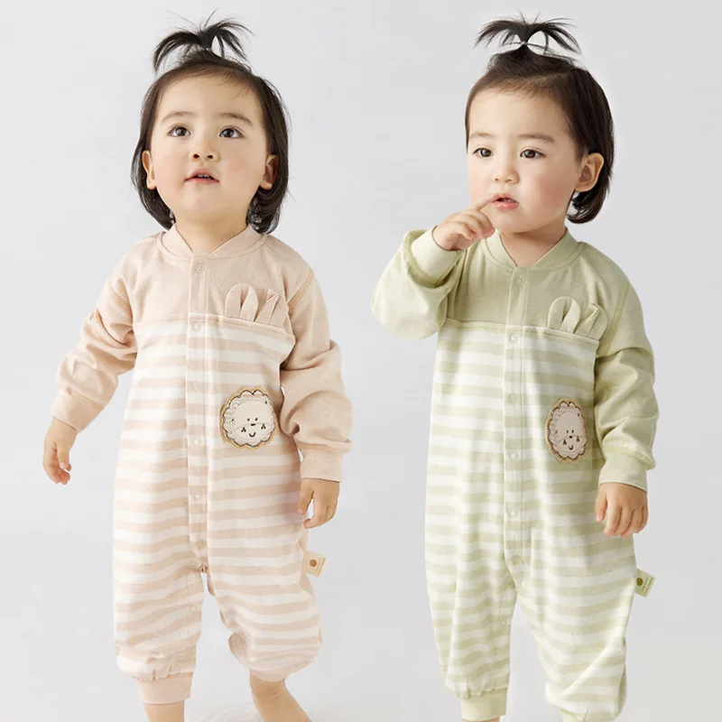 

Newborn romper cotton autumn clothing for infants young children jumpsuit romper autumn clothes autumn pants and crawling