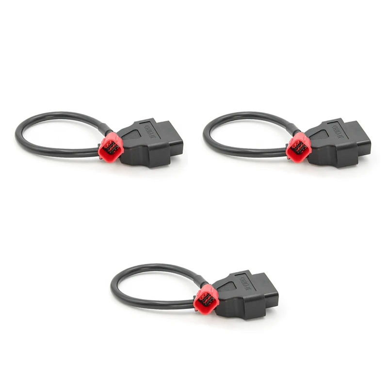 3X 6 To 16 Pin Motorcycle OBD Adaptors OBD2 Diagnostic Cable Extension Connectors For Honda Yamaha Suzuki BENELLI
3X 6 To 16 Pin Motorcycle OBD Adaptors OBD2 Diagnostic Cable Extension Connectors For Honda Yamaha Suzuki BENELLI