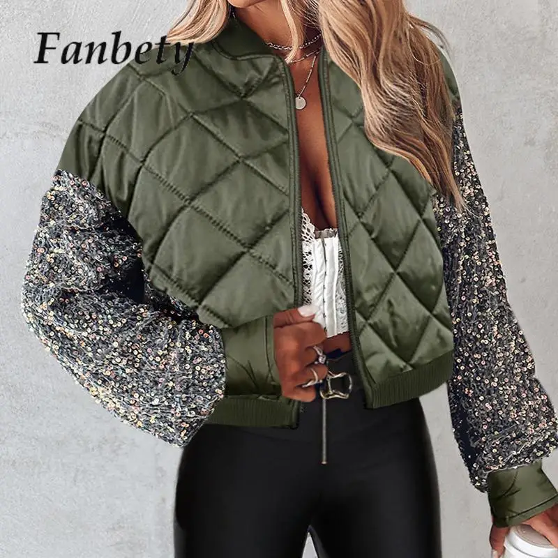 Vintage Solid Y2K Jacket Casual Street Coats Casual Autumn Women Sequins Patchwork Coat Office Lady Long Sleeve Zipper Outerwear
Vintage Solid Y2K Jacket Casual Street Coats Casual Autumn Women Sequins Patchwork Coat Office Lady Long Sleeve Zipper Outerwear