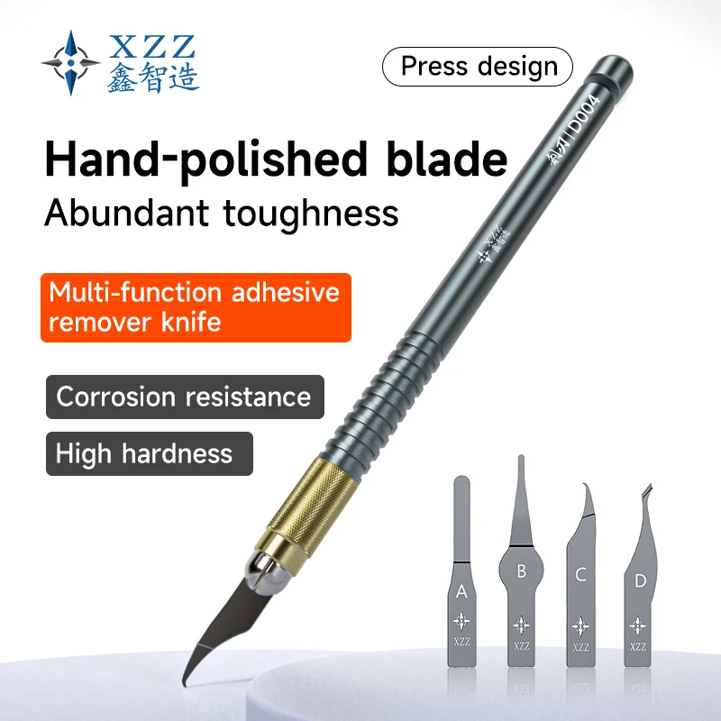 XZZ D004 Multi-functional Rubber Knife for Motherboard Black Glue CPU IC Edge Disassembly Repair Adhesive Removal Blade
XZZ D004 Multi-functional Rubber Knife for Motherboard Black Glue CPU IC Edge Disassembly Repair Adhesive Removal Blade