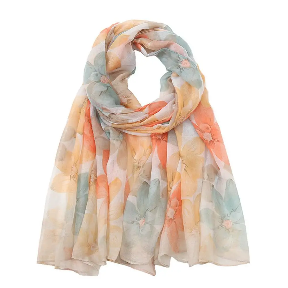 New Silk Baotou Scarf Women Balinese Gauze Sunscreen Wraps Lady Travel Seaside Beach Towel Shawls
New Silk Baotou Scarf Women Balinese Gauze Sunscreen Wraps Lady Travel Seaside Beach Towel Shawls