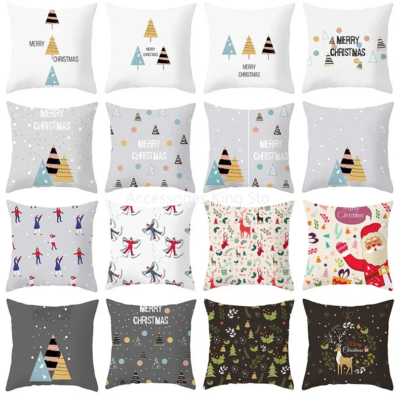 40/45/50/60cm Merry Christmas Santa Claus Printed Cushion Cover for Home Living Room Sofa Decoration Square Pillowcase
40/45/50/60cm Merry Christmas Santa Claus Printed Cushion Cover for Home Living Room Sofa Decoration Square Pillowcase