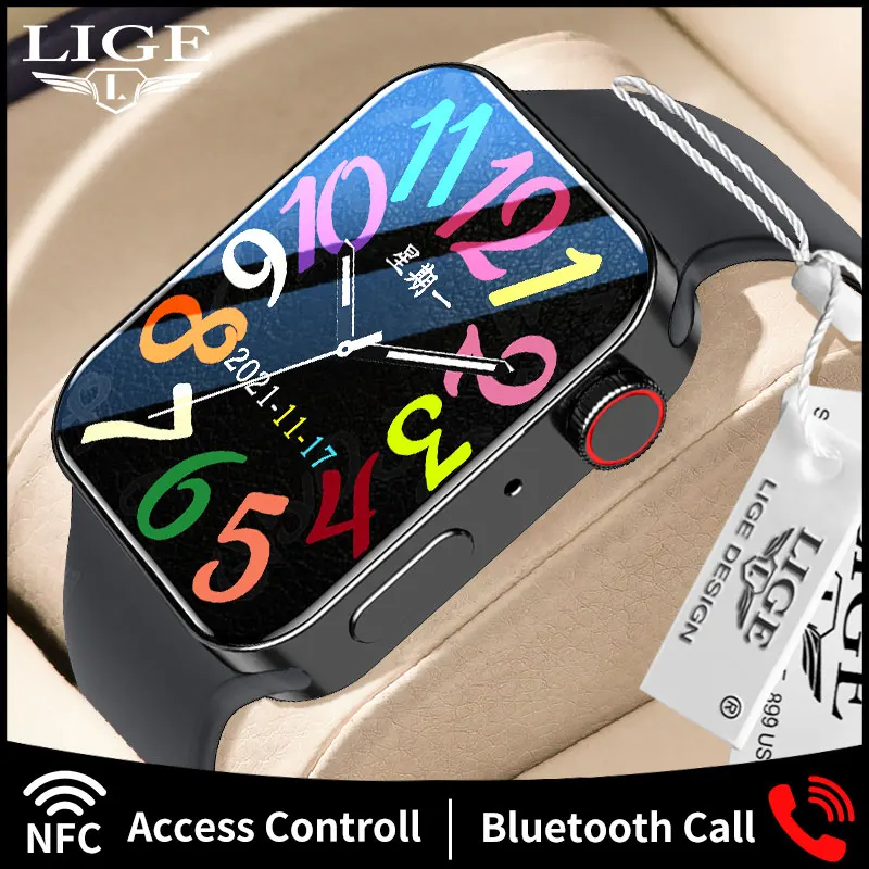 LIGE 2022 Bluetooth Call NFC Smart Watch Men Wireless Charging Watches Sport Fitness Bracelet IP68 Waterproof Smartwatch For Men
LIGE 2022 Bluetooth Call NFC Smart Watch Men Wireless Charging Watches Sport Fitness Bracelet IP68 Waterproof Smartwatch For Men