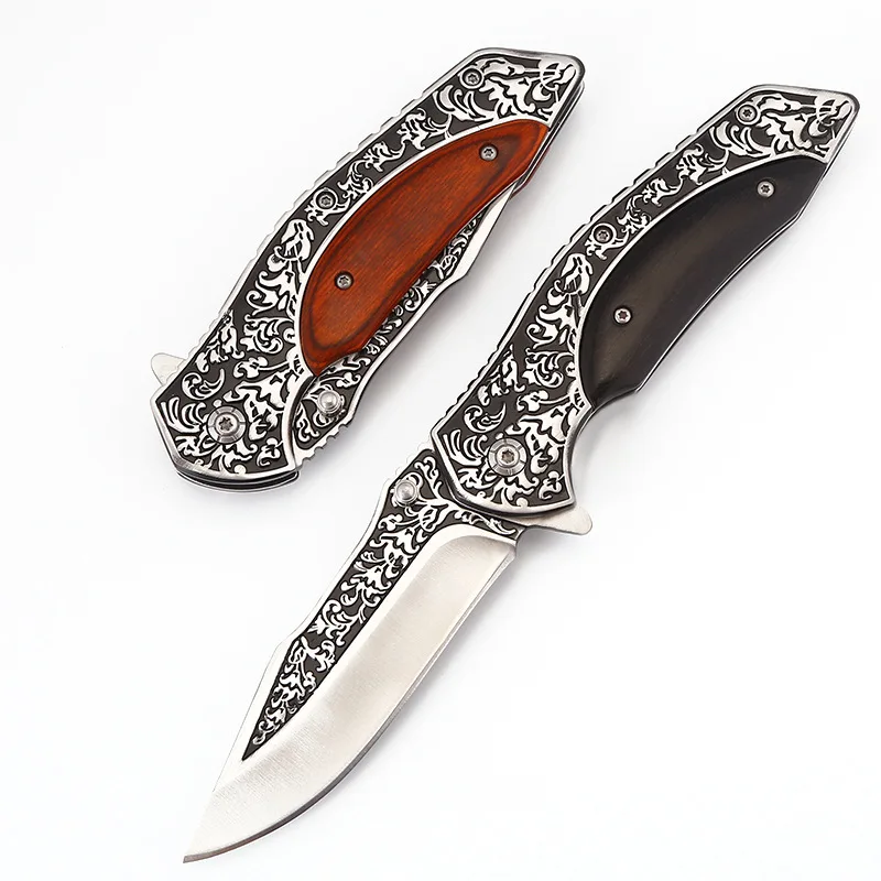 Stainless Steel Folding Knife Survival Hunting Military Tactical Knife High Hardness Outdoor Pocket Knives Wood Handle
Stainless Steel Folding Knife Survival Hunting Military Tactical Knife High Hardness Outdoor Pocket Knives Wood Handle