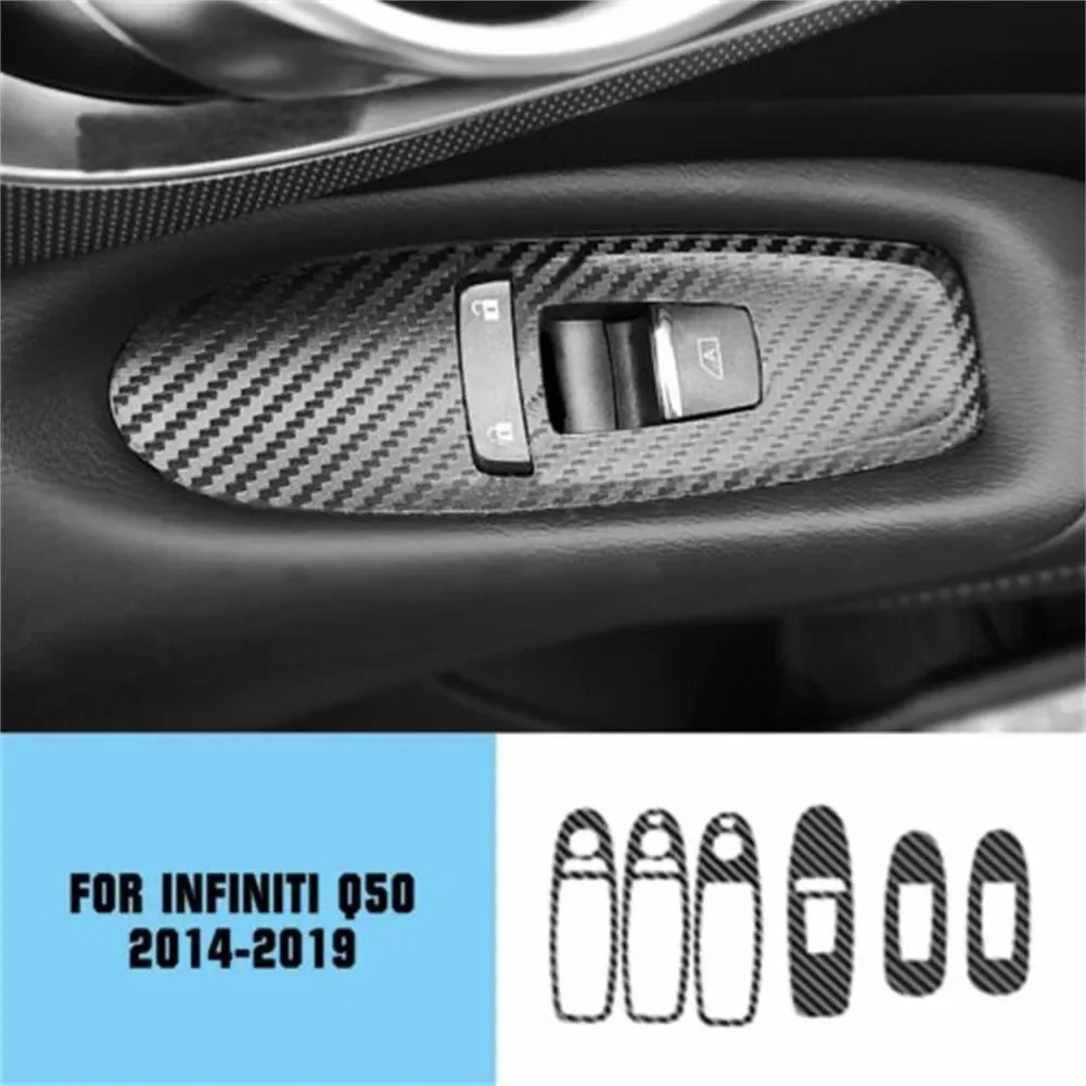 Accessories Durable Car Interior Stickers Black Carbon Fiber For Infiniti Q50 2014-2019 Panel Dashboard Sticker Set
Accessories Durable Car Interior Stickers Black Carbon Fiber For Infiniti Q50 2014-2019 Panel Dashboard Sticker Set